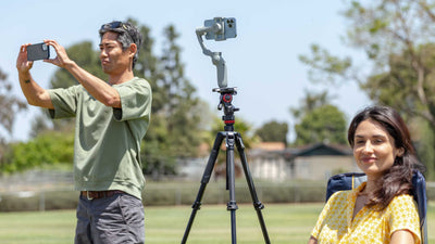 What is the best way to record a soccer game with XbotGo Gimbal?