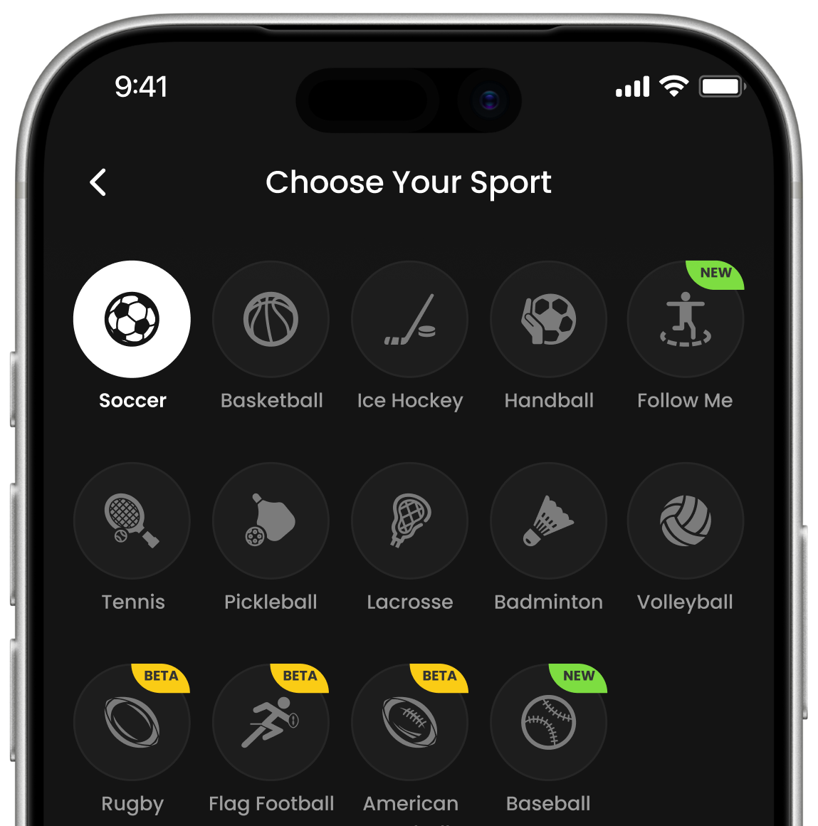 XbotGo app recording mode screen