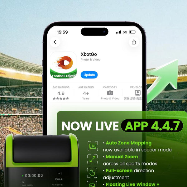 XbotGo APP 4.4.7: Manual Zoom, Smarter Soccer Setup, and More
