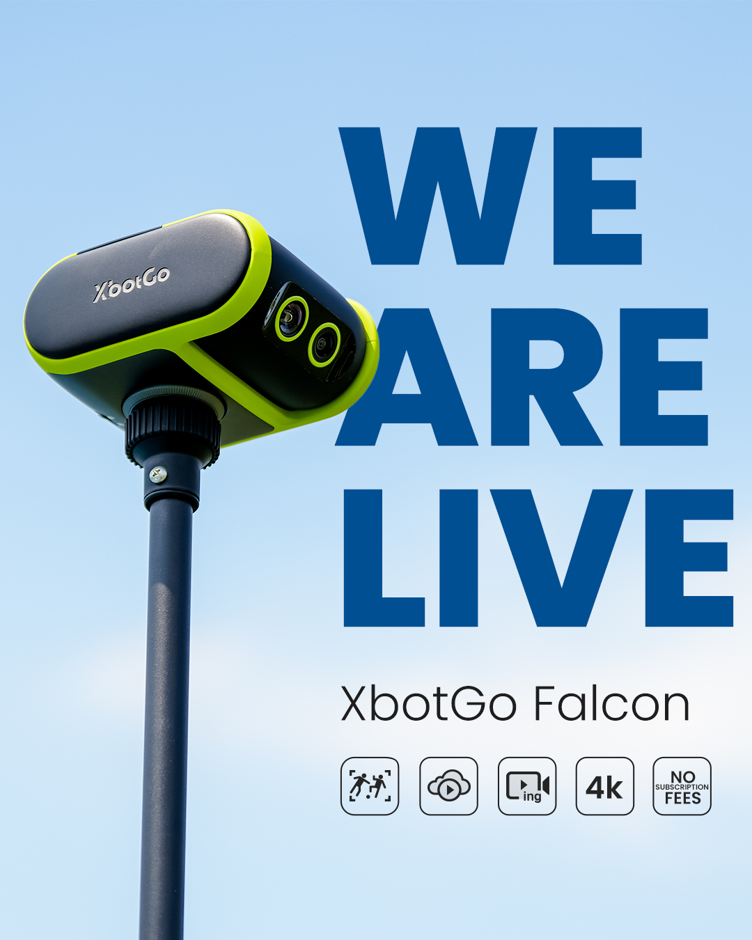 XbotGo Unveils Next Generation Falcon, Raises More Than $1 Million in