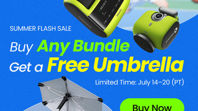 XbotGo Summer Flash Sale: Free Umbrella With Any Bundle