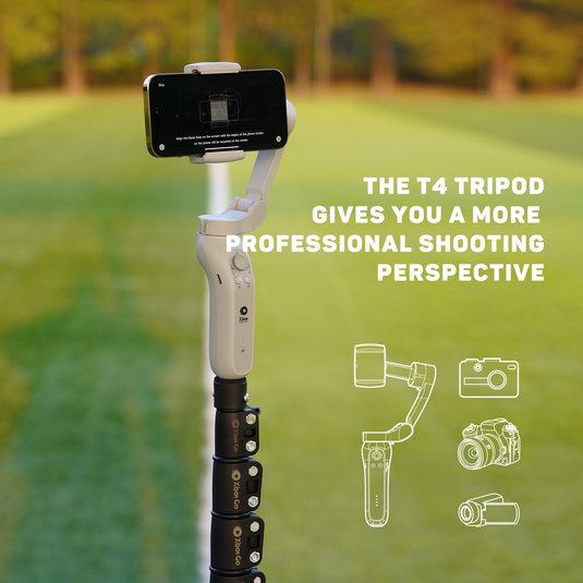 XbotGo T4 Tripod - Gimbal Compatible Durable Alloy Extends up to 13 Feet