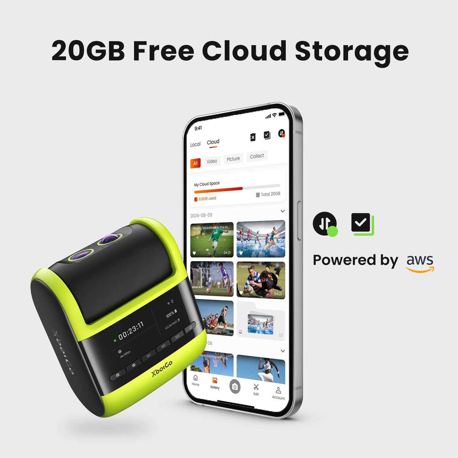 Buy XbotGo Falcon | All-in-One 4K Sports Camera