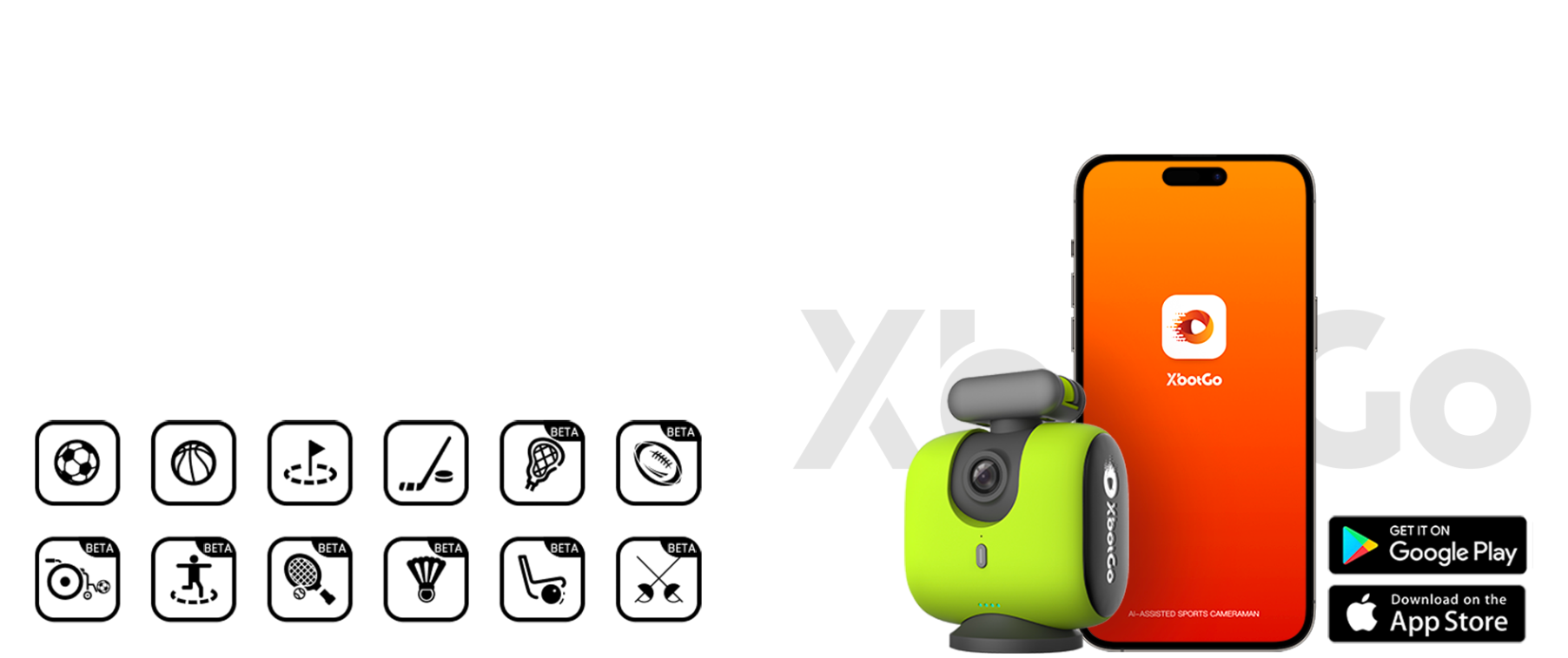 AI Powered and Auto Tracking Camera System for Sports | XbotGo