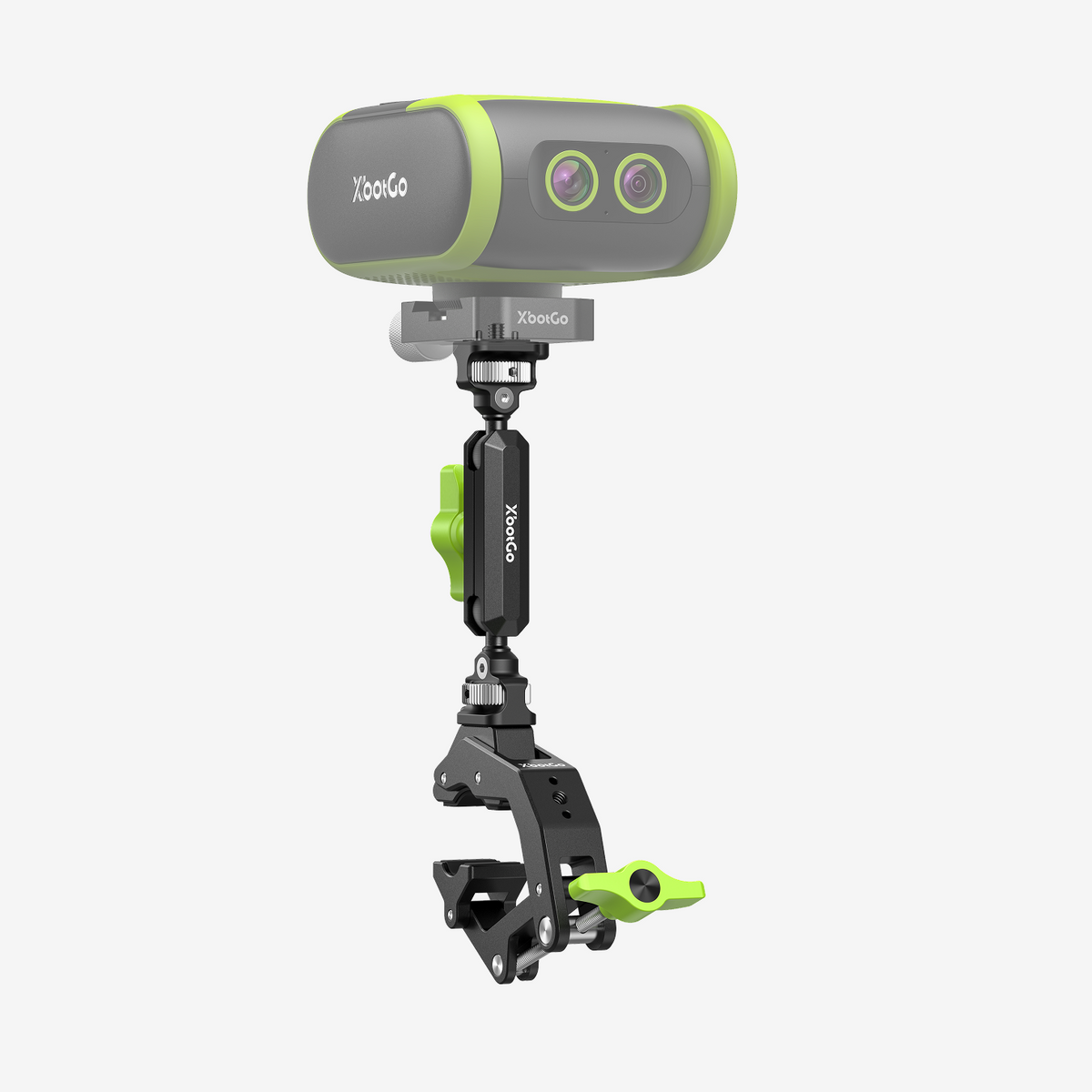 XbotGo Crab Clamp Mount Full Kit with Dual-Ball Magic Arm