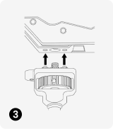 Attach the magic arm to the 1/4-inch mount on the clamp and tighten counterclockwise