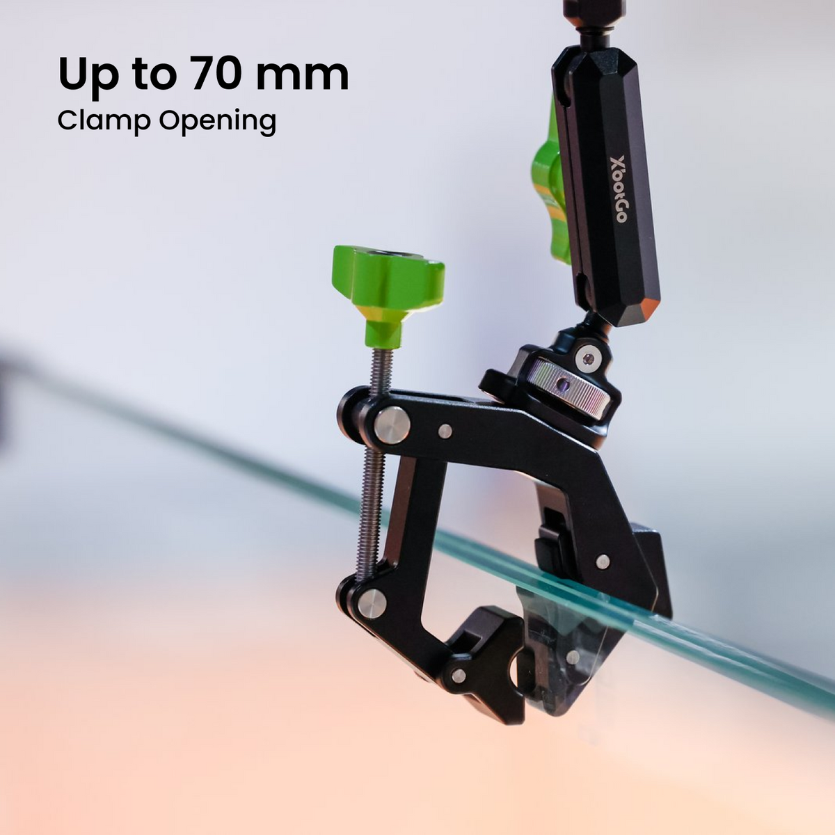 XbotGo Crab Clamp Mount Full Kit with Dual-Ball Magic Arm