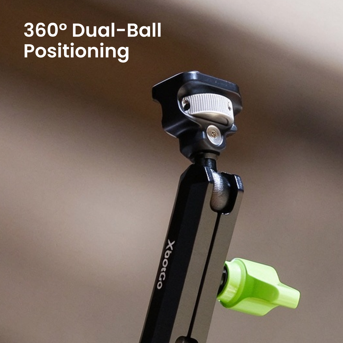 XbotGo Crab Clamp Mount Full Kit with Dual-Ball Magic Arm