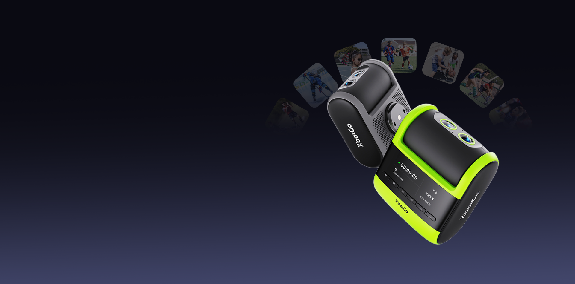 KI-gestütztes und automatisch verfolgendes Kamerasystem für Sport KI-gestütztes und automatisch verfolgendes Kamerasystem für Sport