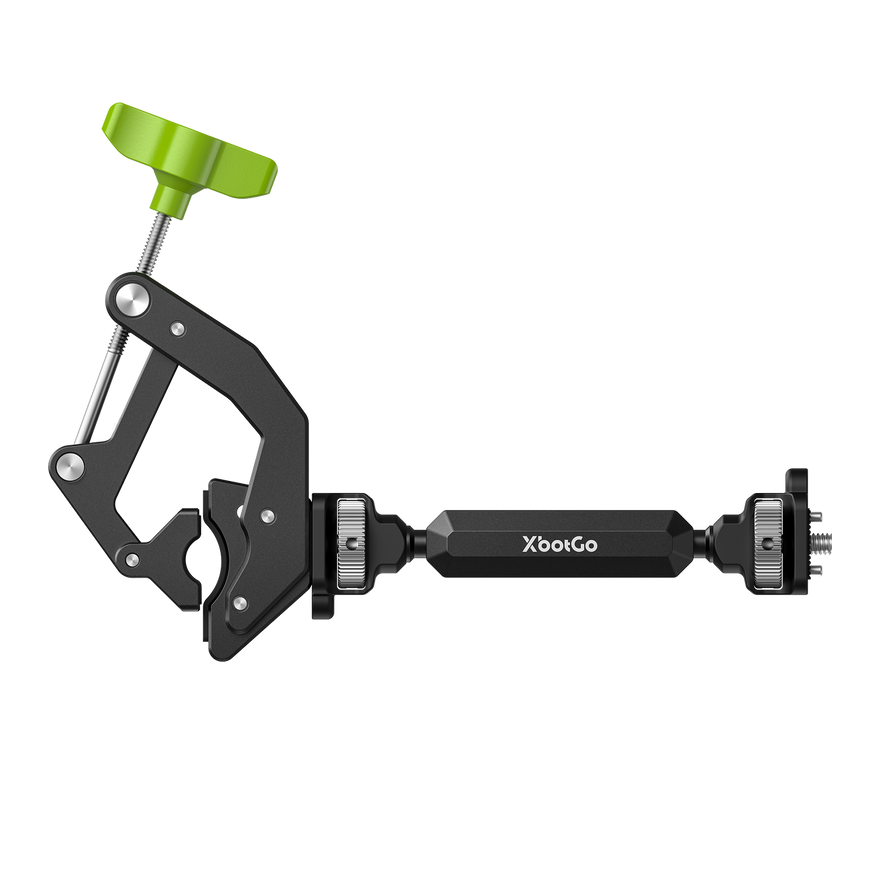 XbotGo Crab Clamp Mount Full Kit with Dual-Ball Magic Arm