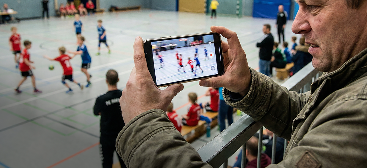 Handball <br>moves faster than a human hand.