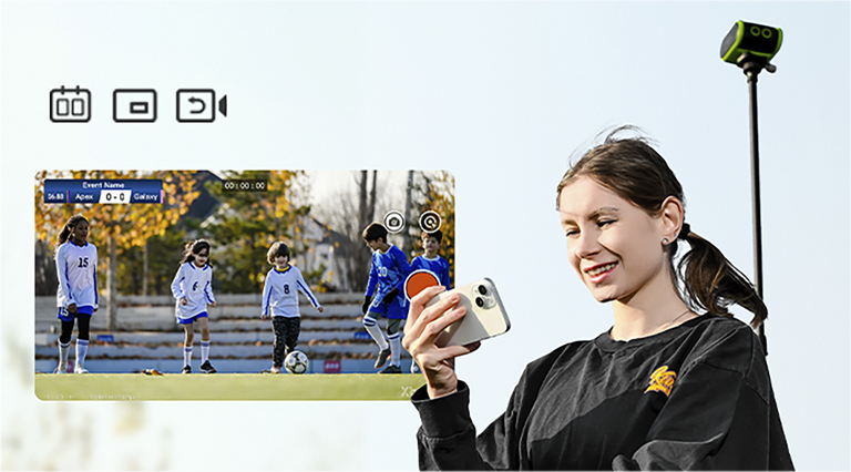 Xbotog Camera XbotGo Falcon | All-in-One 4K AI Sports Camera
